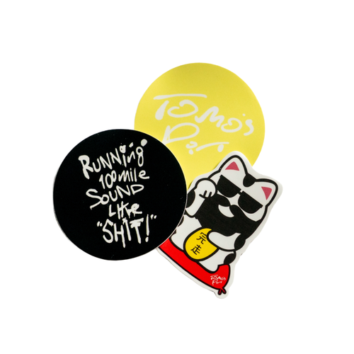 トモズピットステッカー3枚セット